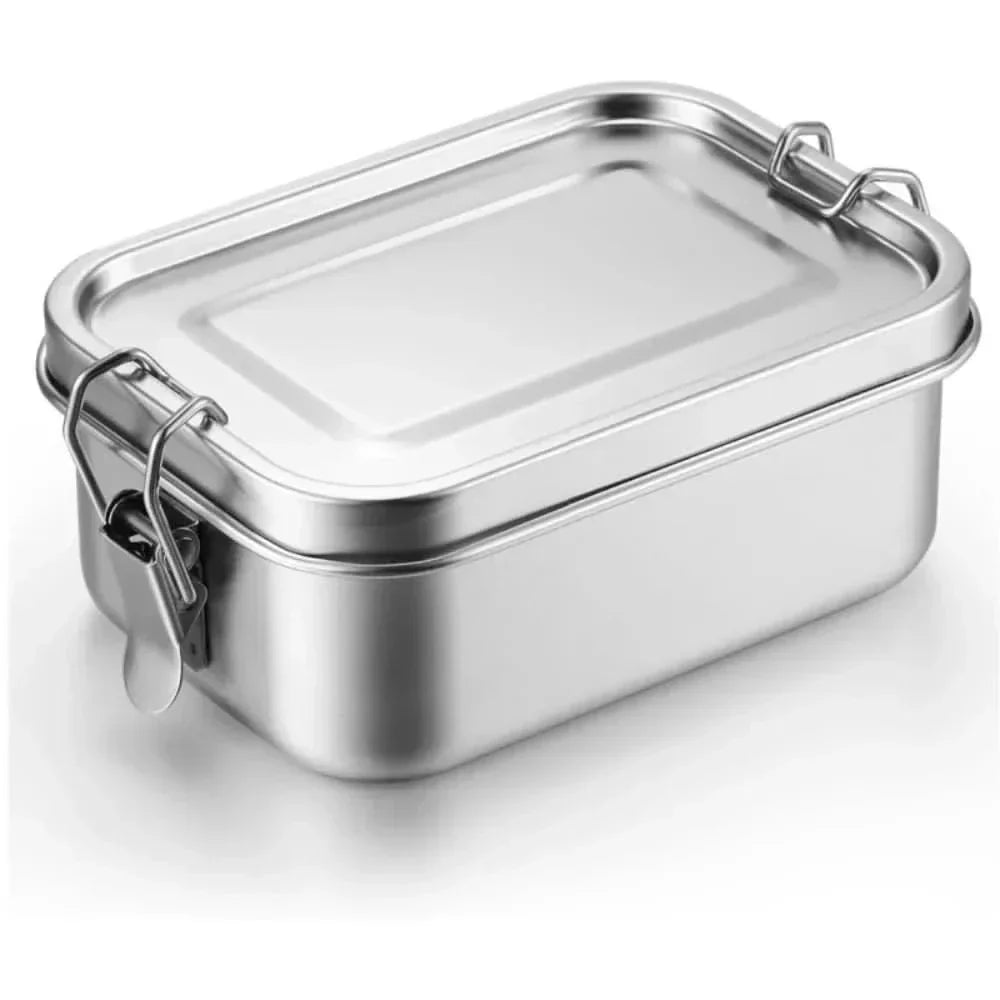 Kalsten | RVS Bento Lunchbox 800ml – Leak-proof, Compartments, Dishwasher Safe