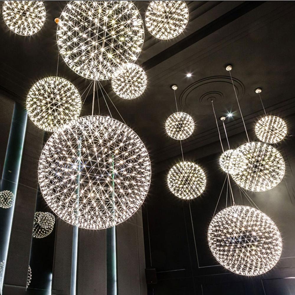 Gold Spark Ball Droplight Pendant Light | Kalsten