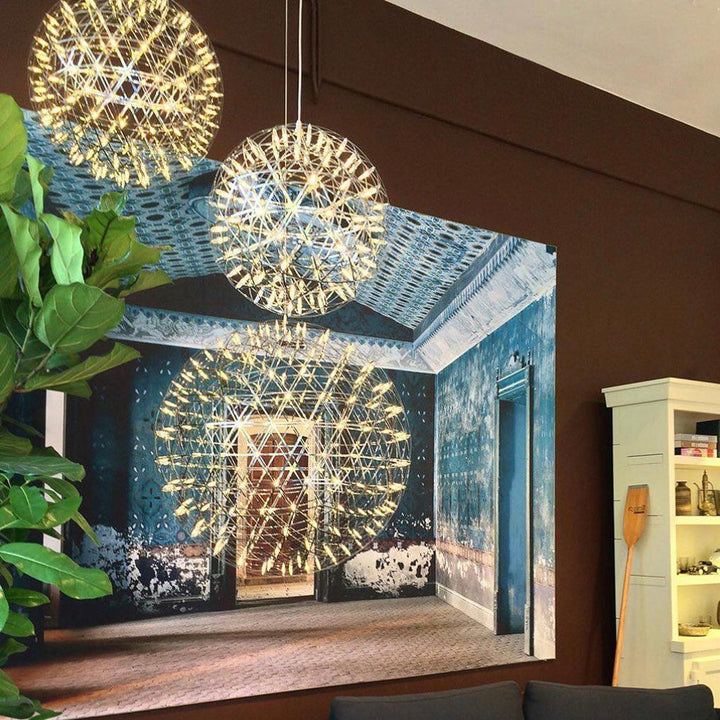 Gold Spark Ball Droplight Pendant Light | Kalsten