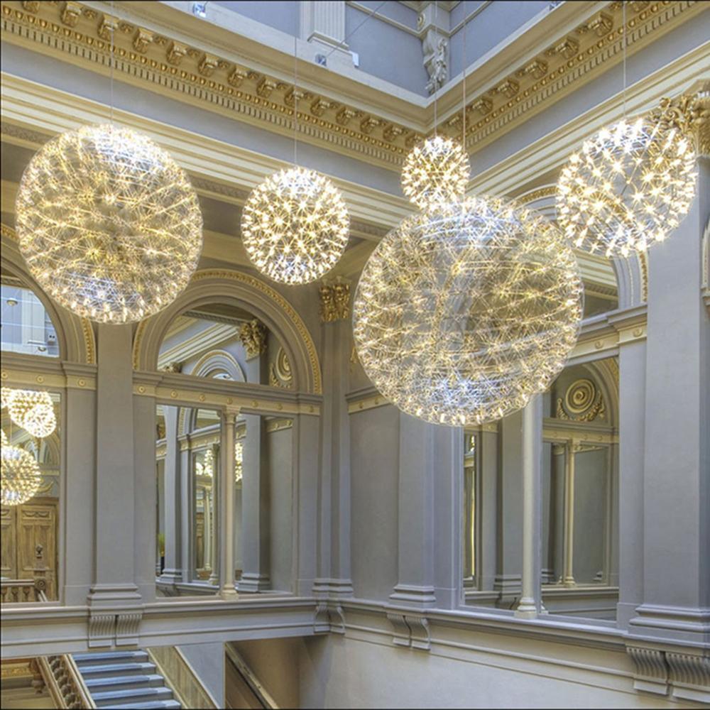 Gold Spark Ball Droplight Pendant Light | Kalsten