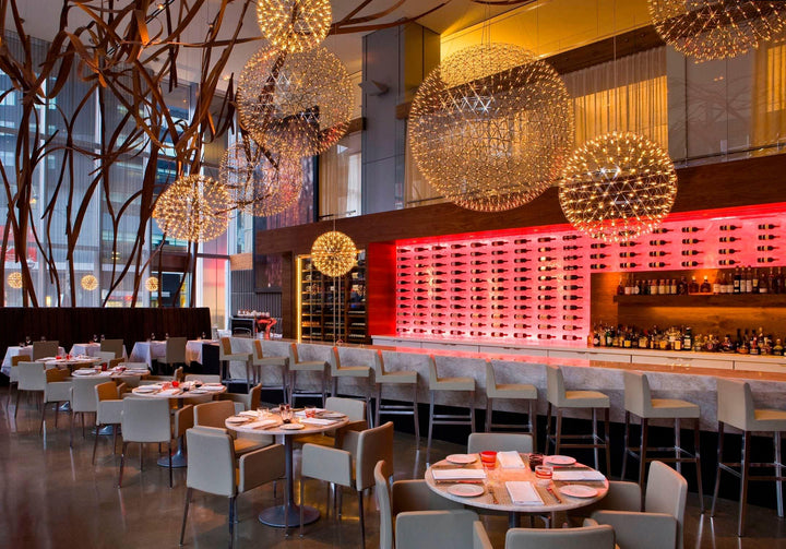 Gold Spark Ball Droplight Pendant Light | Kalsten