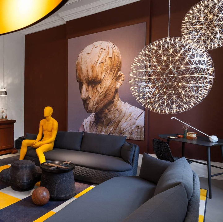 Gold Spark Ball Droplight Pendant Light | Kalsten