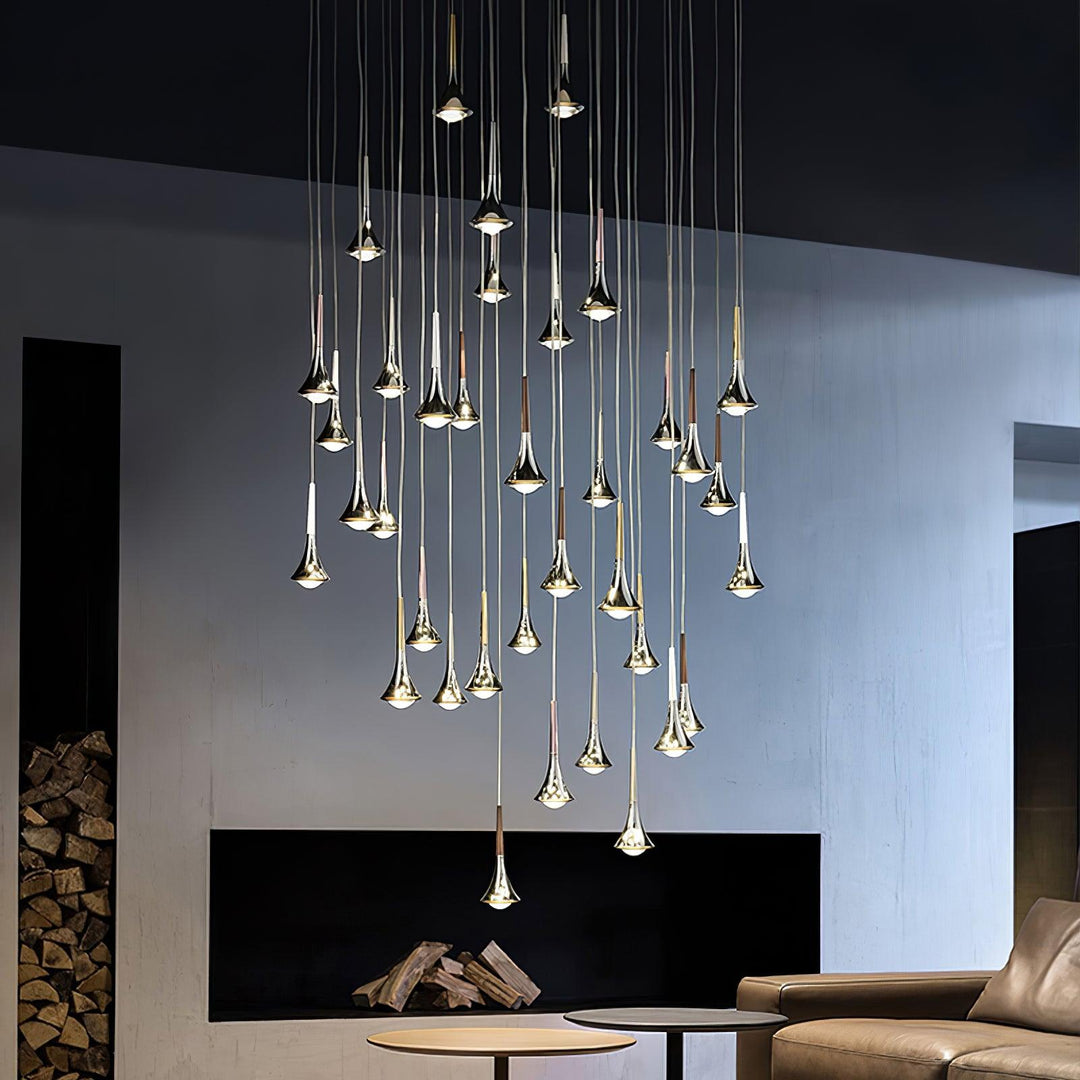 Rain Multi Drop light Pendant Light | Kalsten