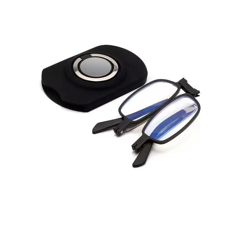 Kalsten | Rimless progressive reading glasses with blue light filter and titanium frame