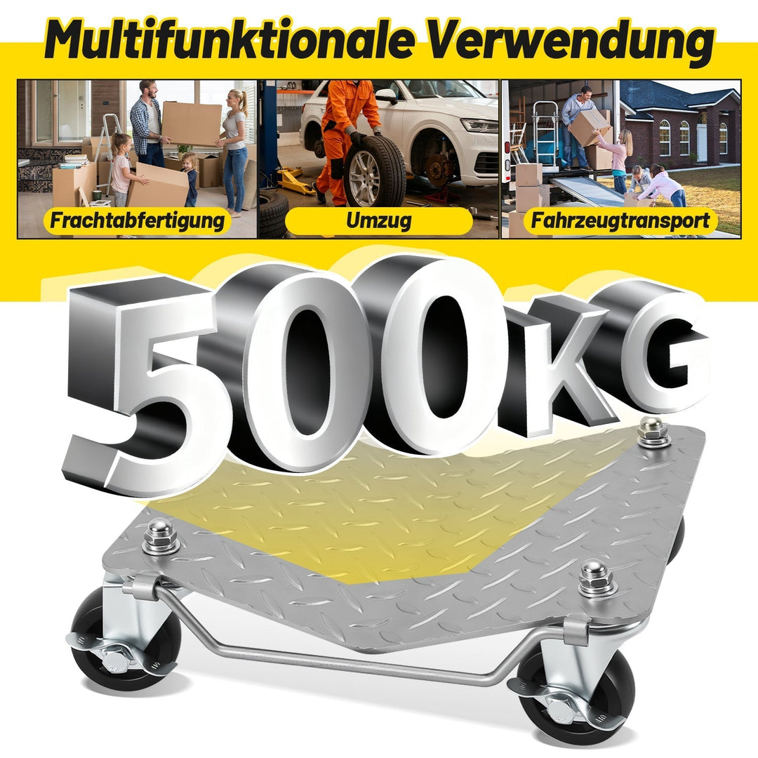 Maneuvering aid car maneuvering roller car 2/4 pieces | Kalsten