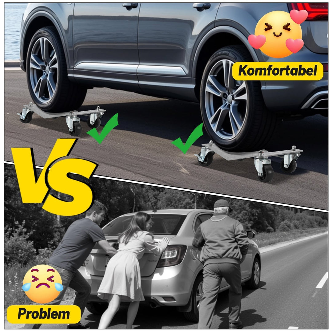 Maneuvering aid car maneuvering roller car 2/4 pieces | Kalsten
