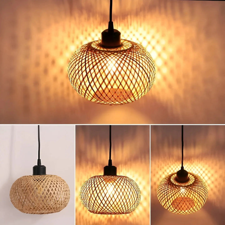 Elegant Rattan Pendant Light: Luxury Lighting for Any Space Kalsten