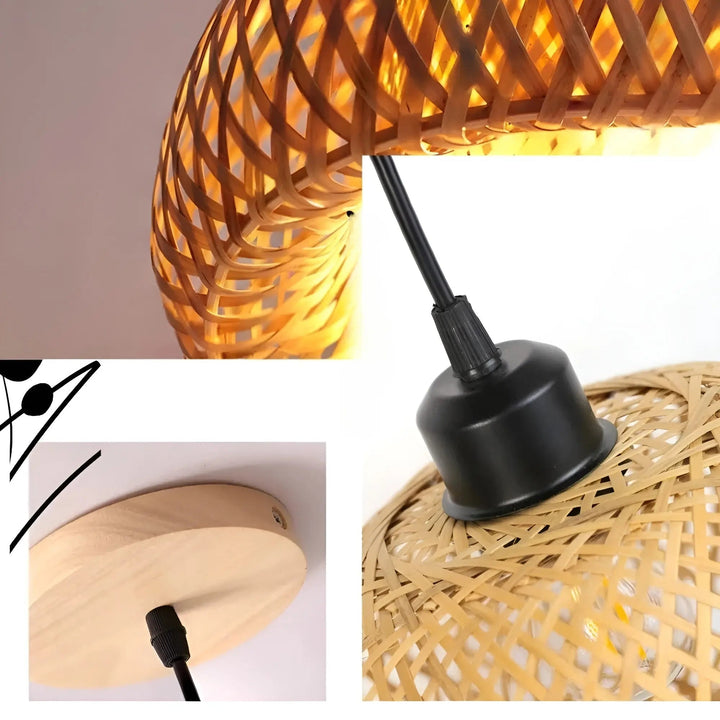 Elegant Rattan Pendant Light: Luxury Lighting for Any Space Kalsten