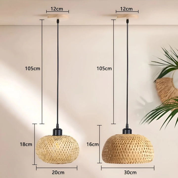 Elegant Rattan Pendant Light: Luxury Lighting for Any Space Kalsten