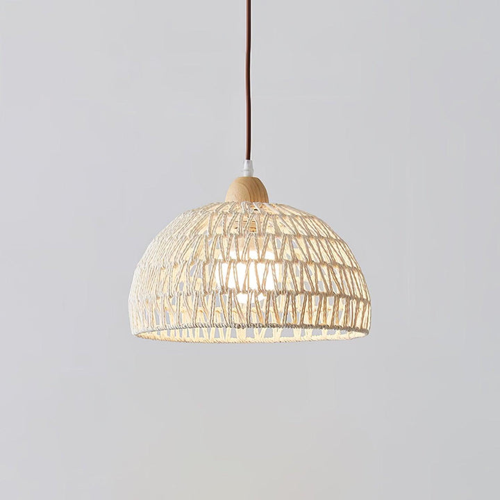 Rattan Arch Ceiling light fitting Pendant Lamp | Kalsten