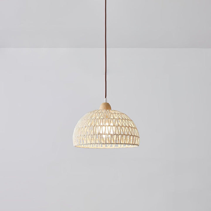 Rattan Arch Ceiling light fitting Pendant Lamp | Kalsten