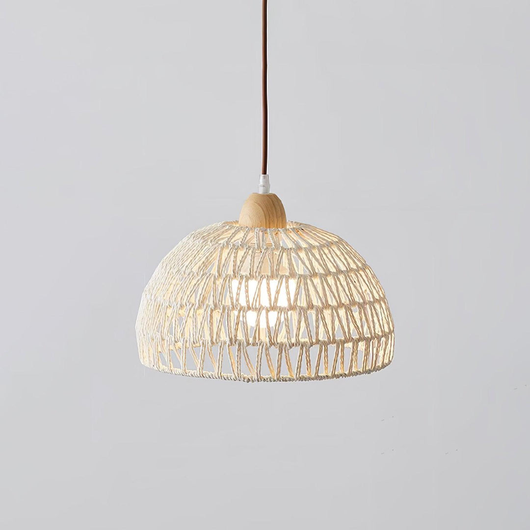 Rattan Arch Ceiling light fitting Pendant Lamp | Kalsten