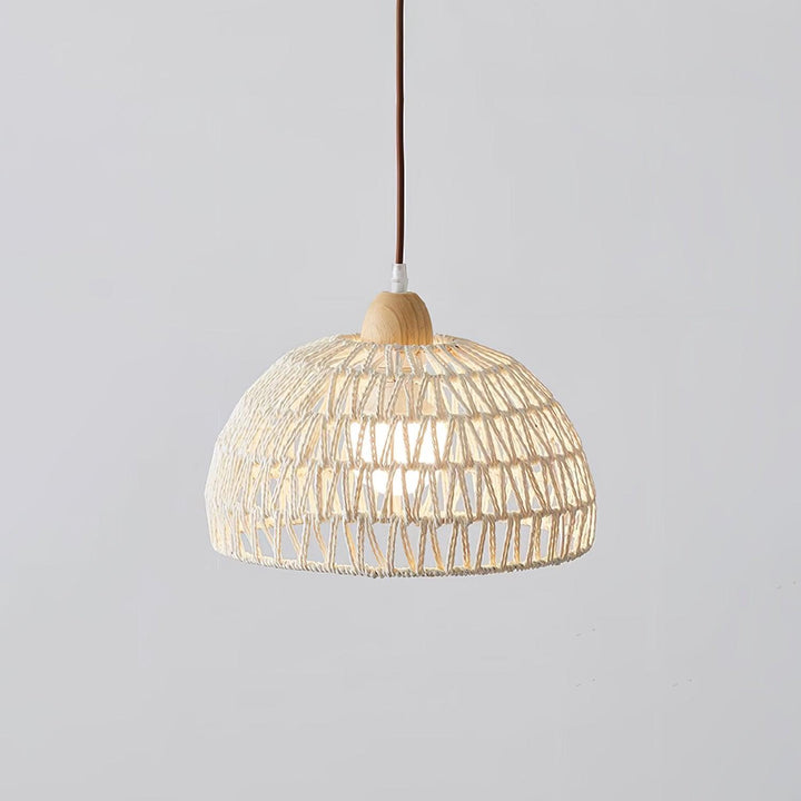 Rattan Arch Ceiling light fitting Pendant Lamp | Kalsten