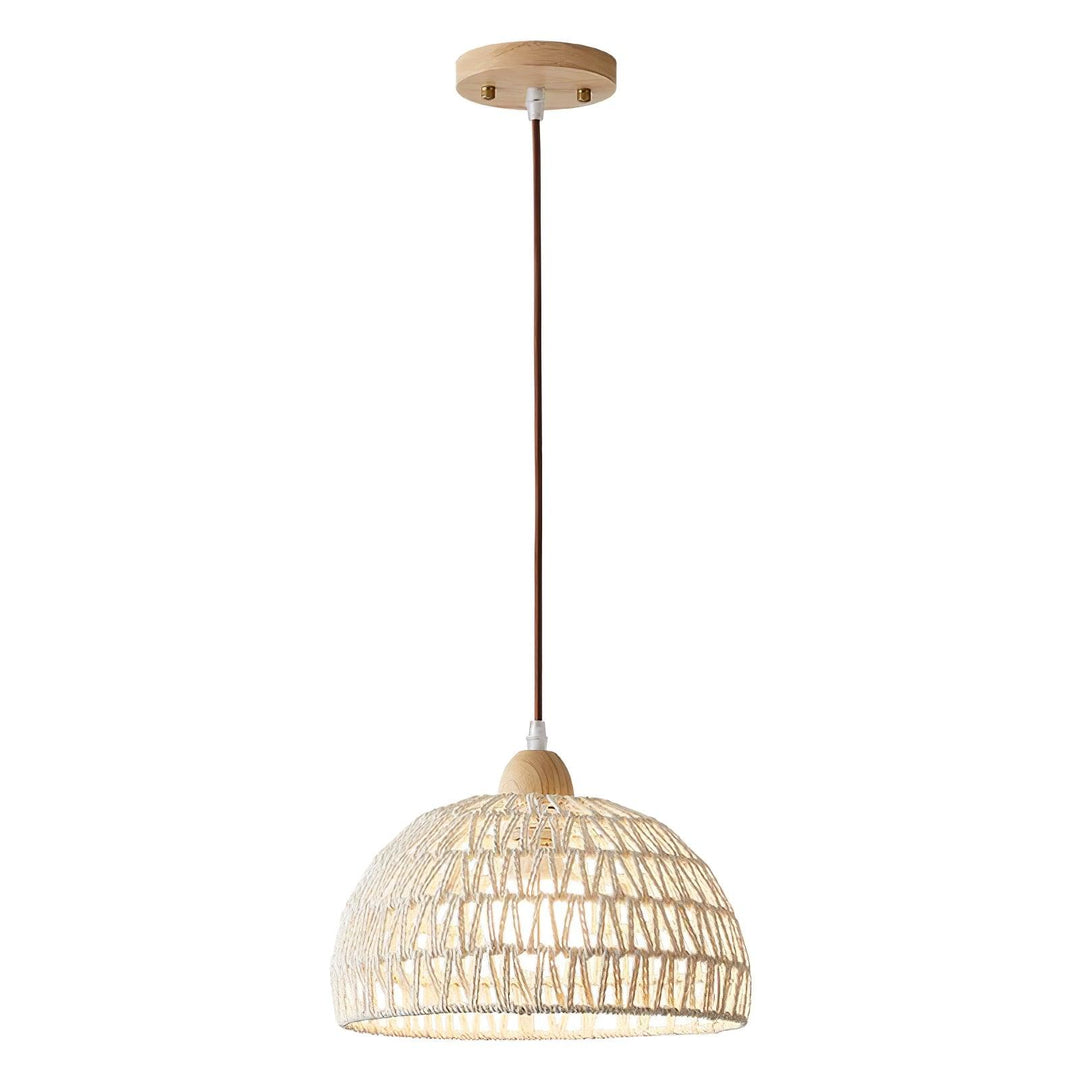 Rattan Arch Ceiling light fitting Pendant Lamp | Kalsten