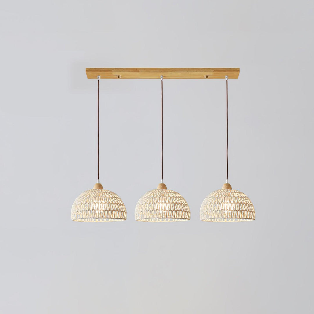 Rattan Arch Ceiling light fitting Pendant Lamp | Kalsten