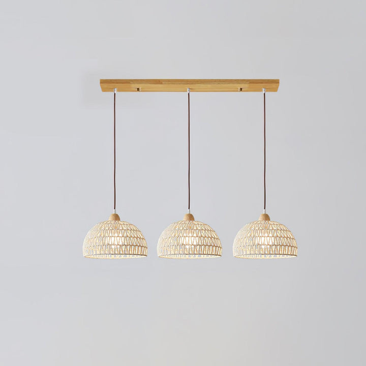 Rattan Arch Ceiling light fitting Pendant Lamp | Kalsten