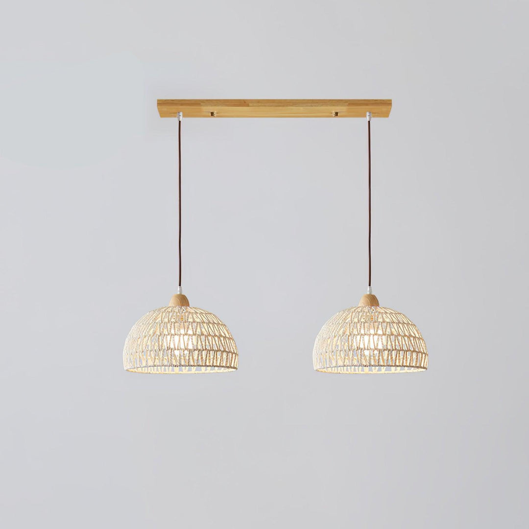 Rattan Arch Ceiling light fitting Pendant Lamp | Kalsten