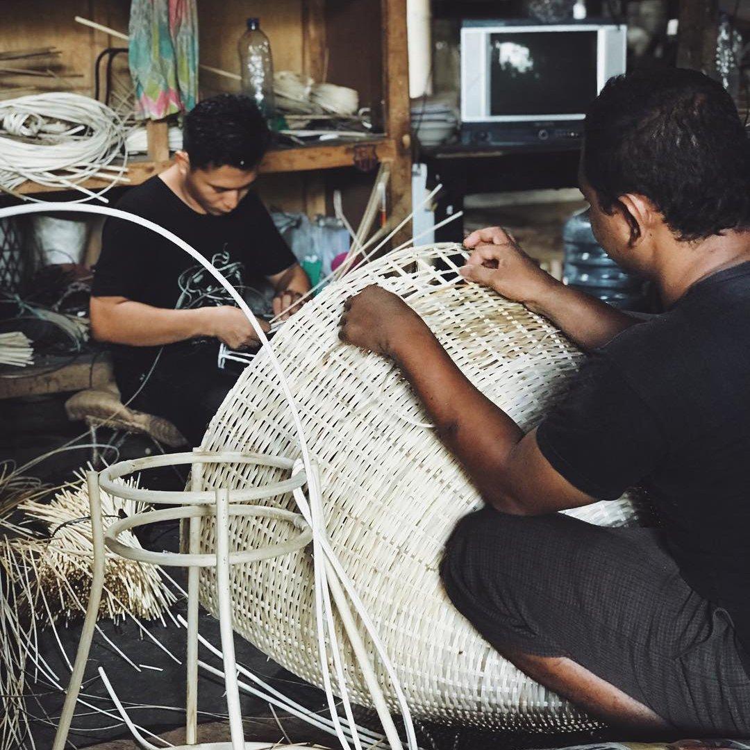 Rattan Pandent Light | Kalsten