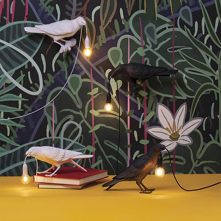 Raven Resin Accent lamp Table Lamp | Kalsten