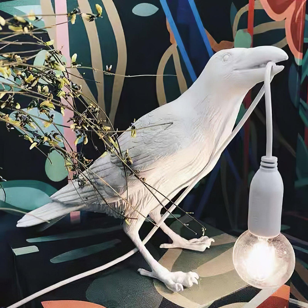 Raven Resin Accent lamp Table Lamp | Kalsten