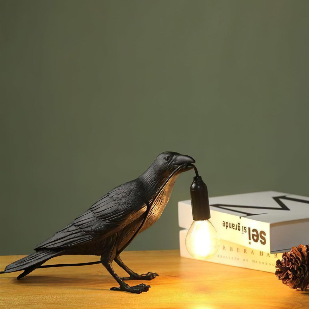 Raven Resin Accent lamp Table Lamp | Kalsten
