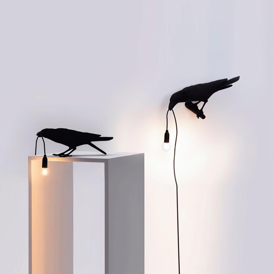 Raven Resin Accent lamp Table Lamp | Kalsten