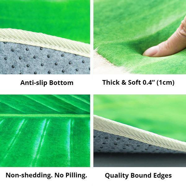 Realistic Leaf Rug | Kalsten