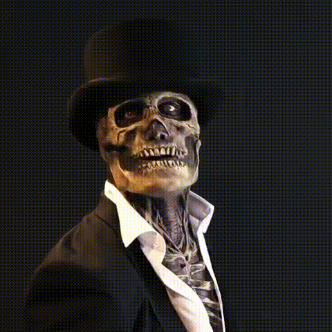 Kalsten | Halloween Skull Mask with Brain Detail