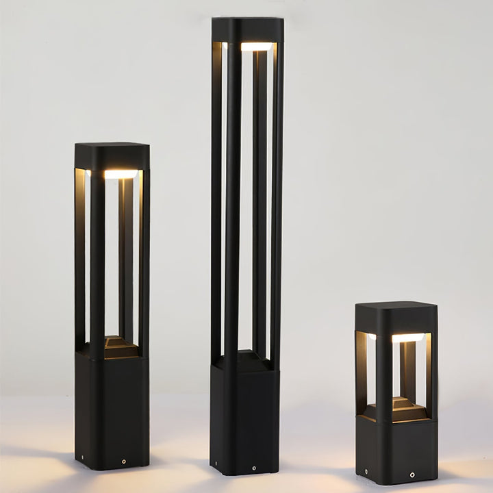 Rectangular Column Garden Outdoor Light | Kalsten