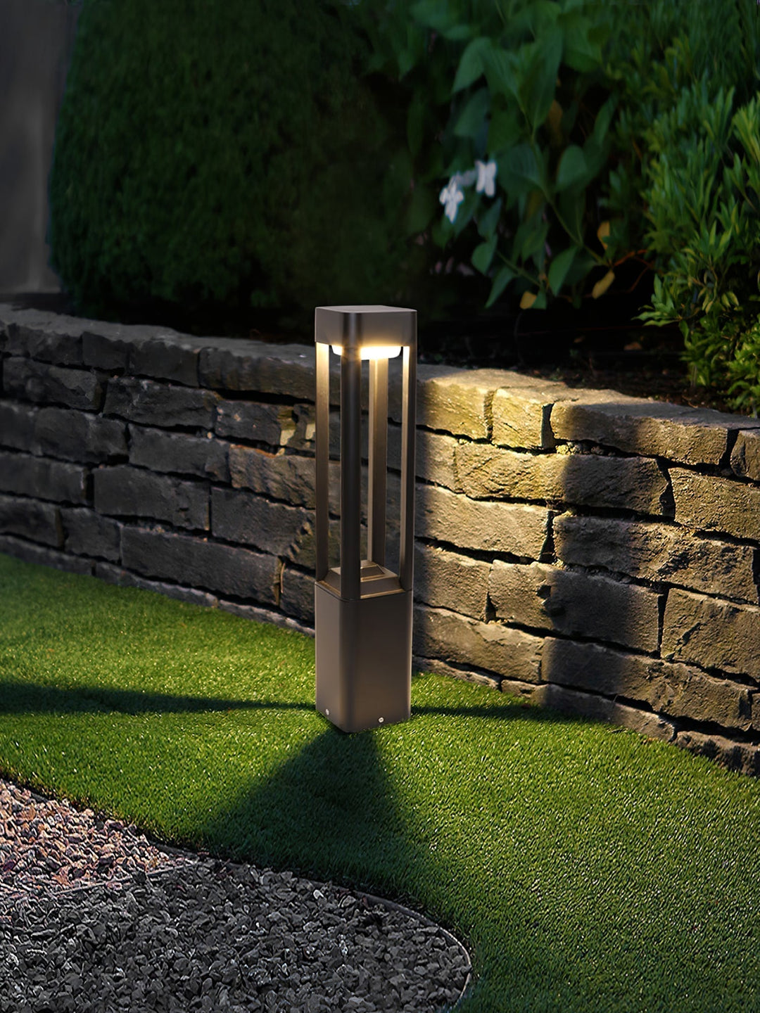 Rectangular Column Garden Outdoor Light | Kalsten