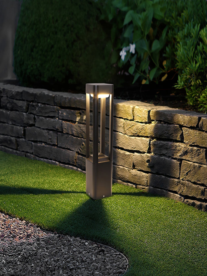 Rectangular Column Garden Outdoor Light | Kalsten