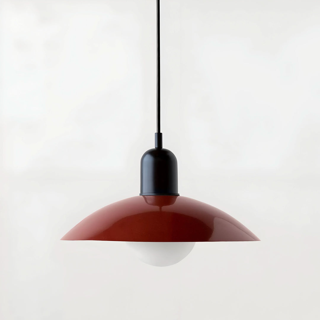 Kalsten | Modern Macaron Bauhaus Pendant Light – Iron Shade
