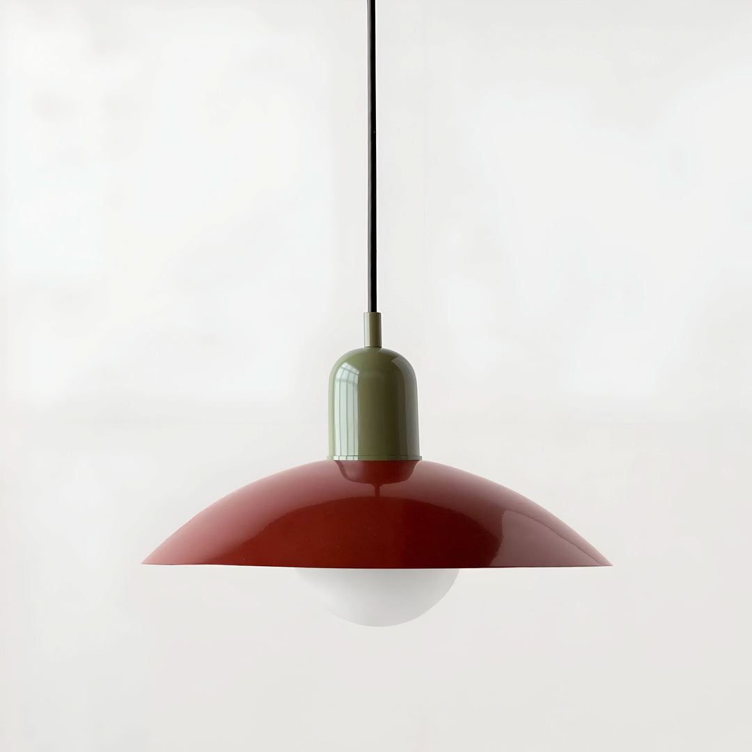 Kalsten | Modern Macaron Bauhaus Pendant Light – Iron Shade