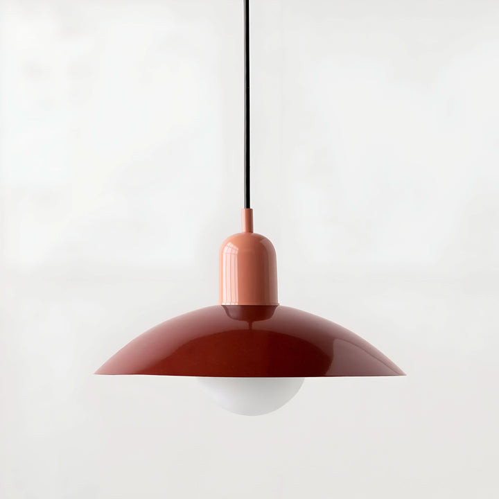 Kalsten | Modern Macaron Bauhaus Pendant Light – Iron Shade