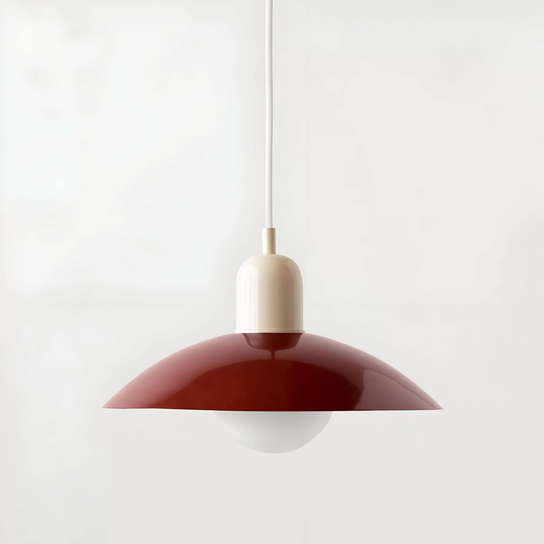 Kalsten | Modern Macaron Bauhaus Pendant Light – Iron Shade