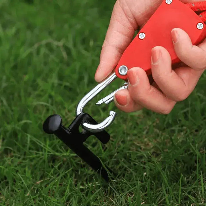 Kalsten | Reflective Outdoor Rope Set – With Carabiner, Hooks & Tensioner for Tent & Camping (4 Pieces)