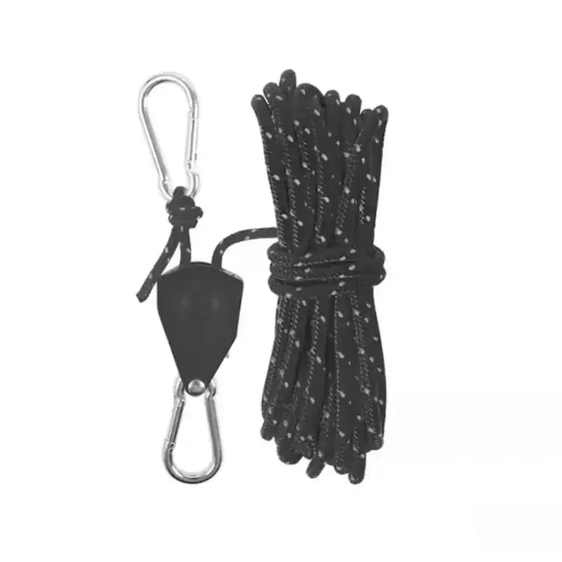 Kalsten | Reflective Outdoor Rope Set – With Carabiner, Hooks & Tensioner for Tent & Camping (4 Pieces)