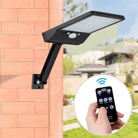 LED Outdoor Security Light with Motion Sensor & Remote