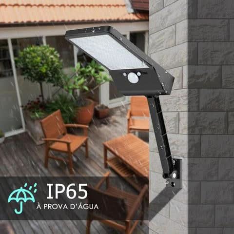 LED Outdoor Security Light with Motion Sensor & Remote