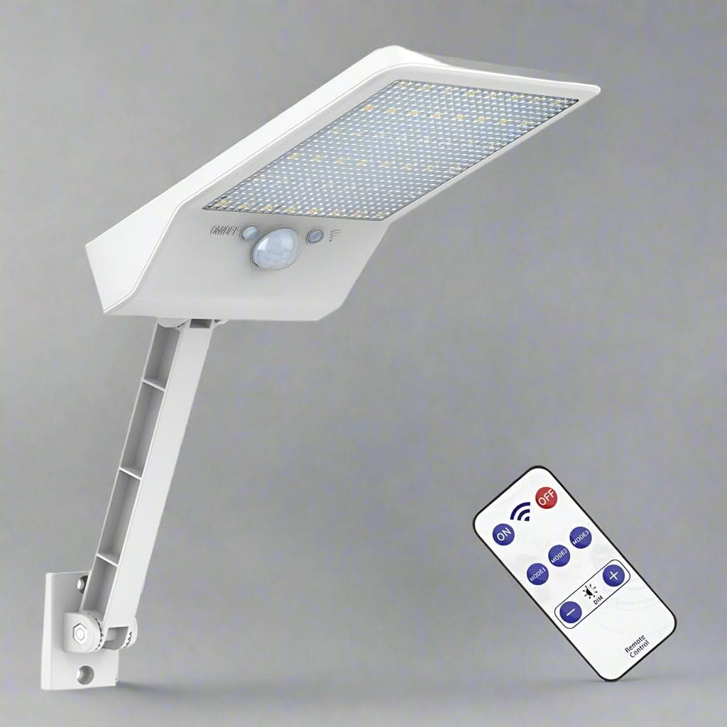 LED Outdoor Security Light with Motion Sensor & Remote