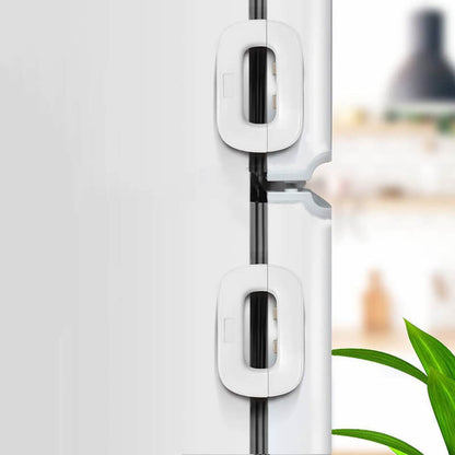 Refrigerator door safety lock | Brehn