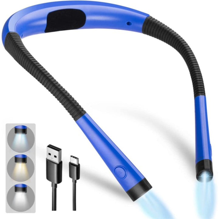 Kalsten | Adjustable LED neck light with battery – Ergonomic reading light