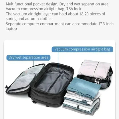 Skanto | Compressible Laptop Backpack for Travel