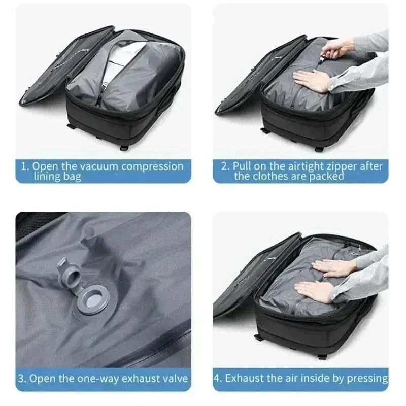 Skanto | Compressible Laptop Backpack for Travel