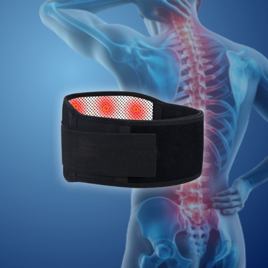 ReliefEase Magnetic Therapy Belt for Lower Back Pain | Natural Pain Relief - Daily Use - Injury Health - Muscle Pain Skanto
