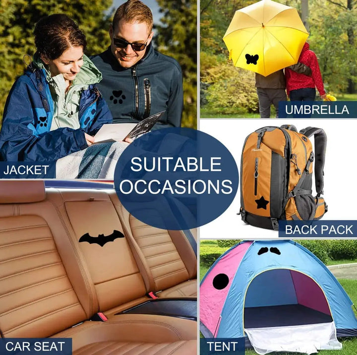 Kalsten | Repair patch set for down jackets – no sewing & washable