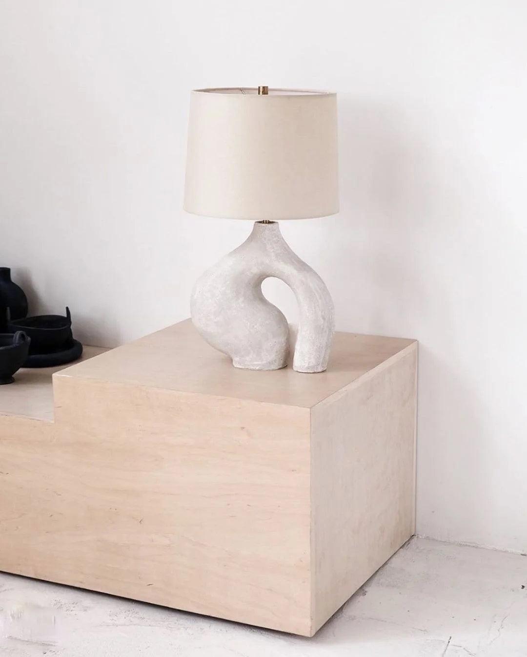 Resin Art Table Lamp 15.7' | Kalsten