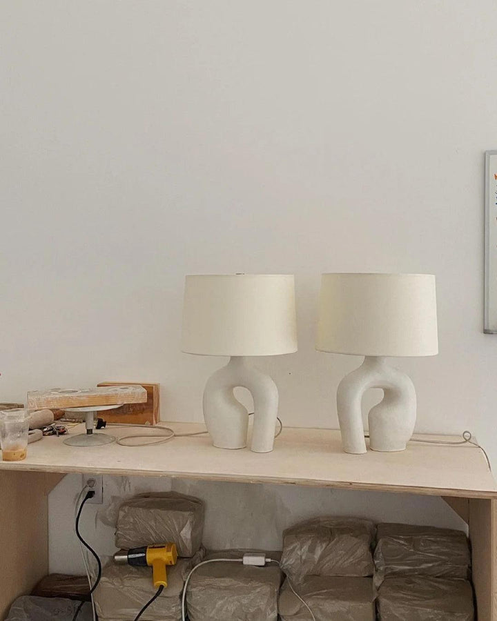 Resin Art Table Lamp 15.7' | Kalsten
