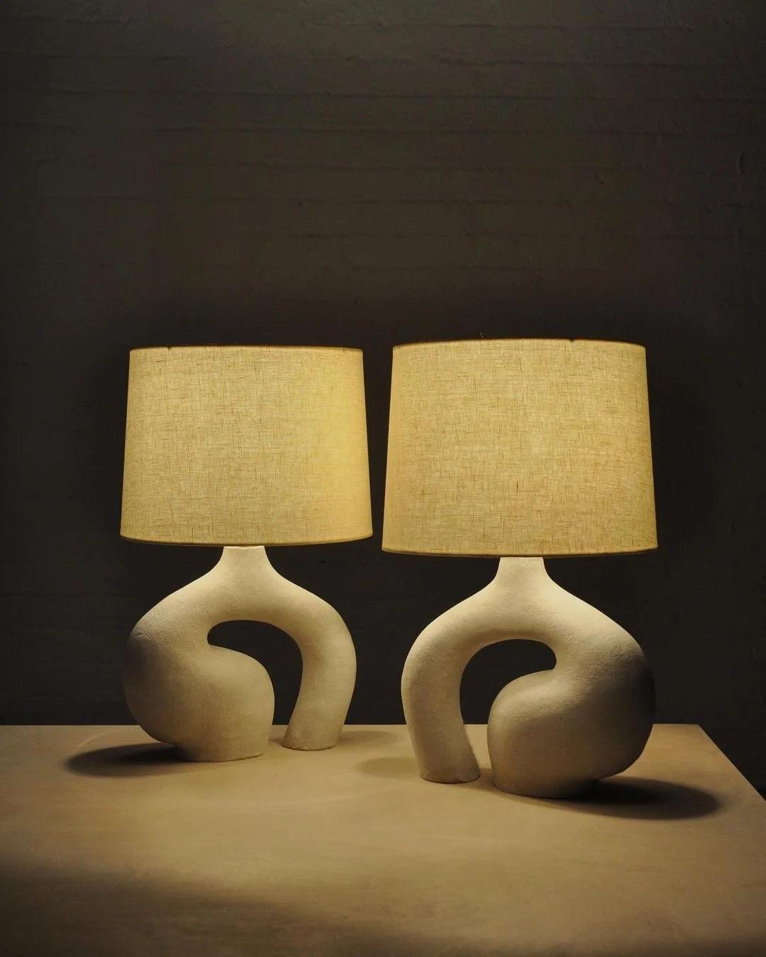 Resin Art Table Lamp 15.7' | Kalsten
