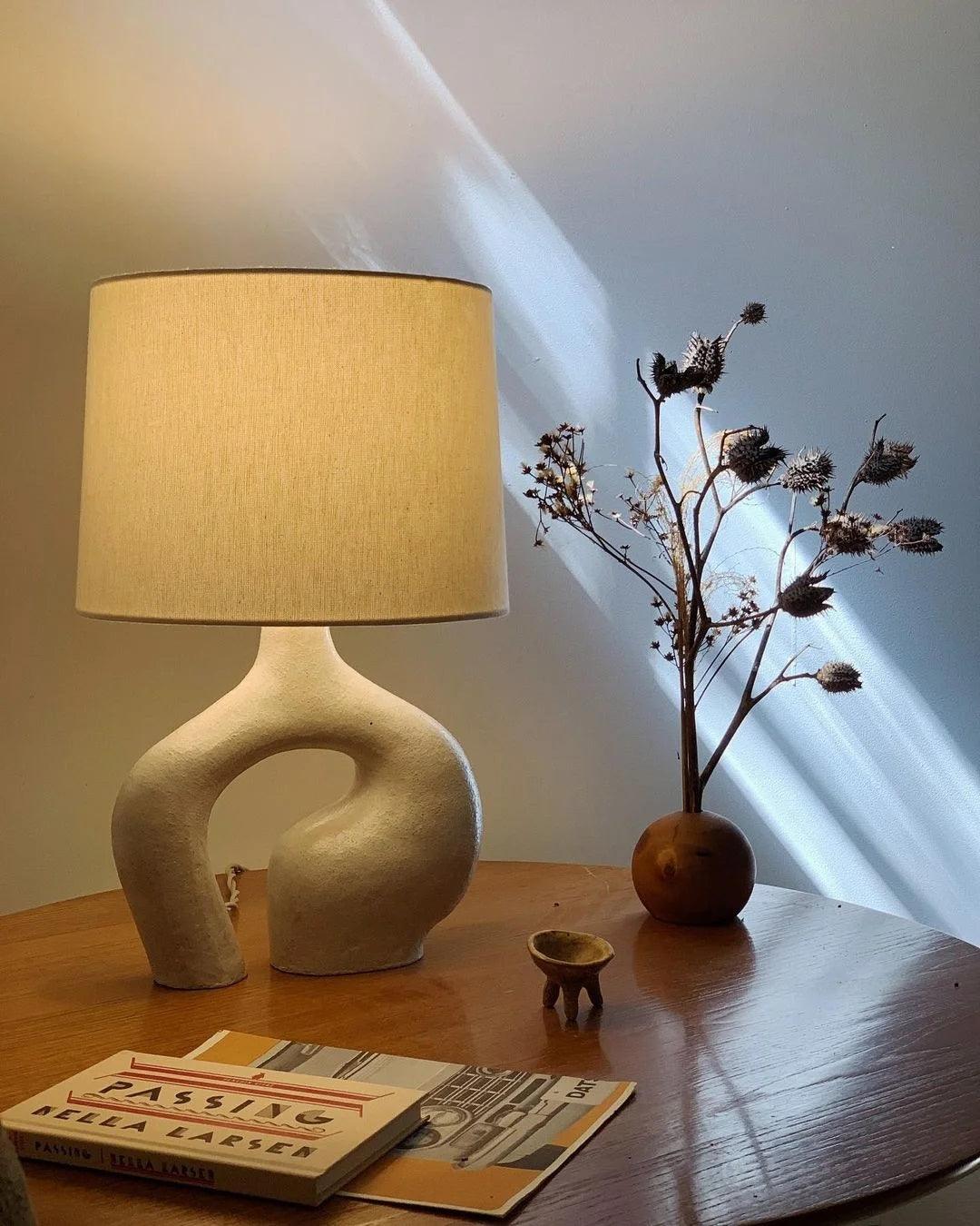 Resin Art Table Lamp 15.7' | Kalsten